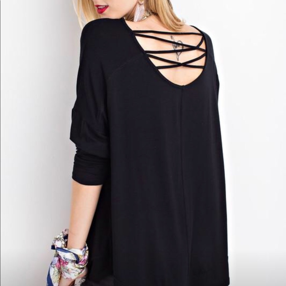 Easy Knit Tee (Black)